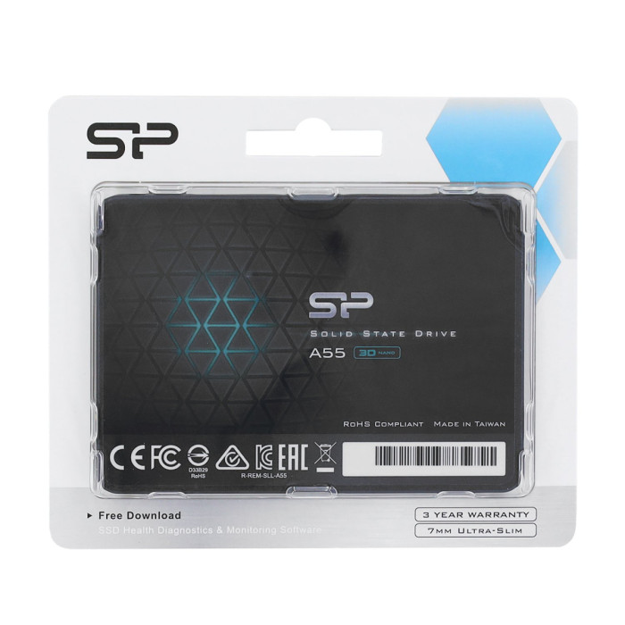 SSD SATA 1 TB Silicon Power A55 SP001TBSS3A55S25, SATA 6Gb/s