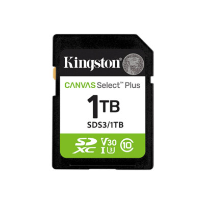 MemoryCard microSDXC 1TB, Kingston SDS3/1TB, Class 10, UHS-I (U1), Video Class 10