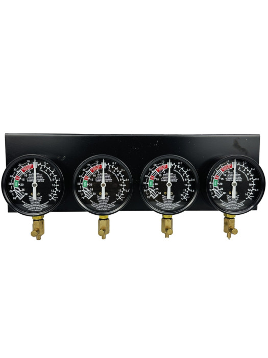 Манометры для регулировки и синхронизации карбюраторов в комплекте с адаптерами (в кейсе) A1-MZ101 MZ101