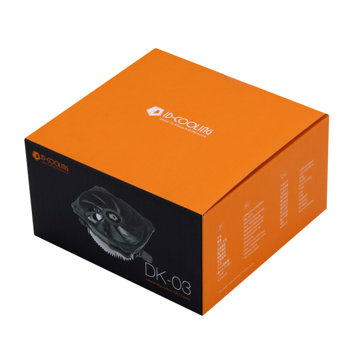 Cooler ID-Cooling, for S1700/1200/115x/AMD, DK-03, 100W,12cm fan, 1600rpm, 58.4CFM, 3pin