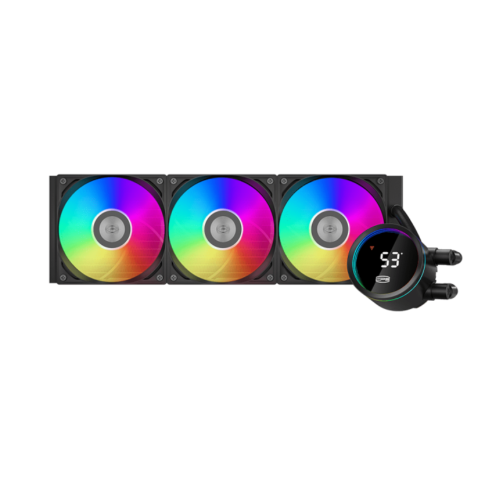 Водяное охлаждение для CPU PCCooler DA360 Pro ARGB Digital BK TDP 300W LGA Intel/AMD Black