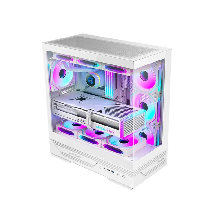 Компьютерный корпус Huntkey GX760A Fortune White без Б/П