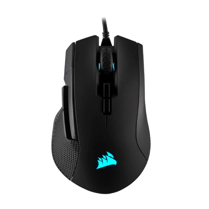 Mouse Corsair, Ironclaw RGB, Optical, 18000 dpi, 7 button, 1.8m cable, USB, [CH-9307011-EU], black