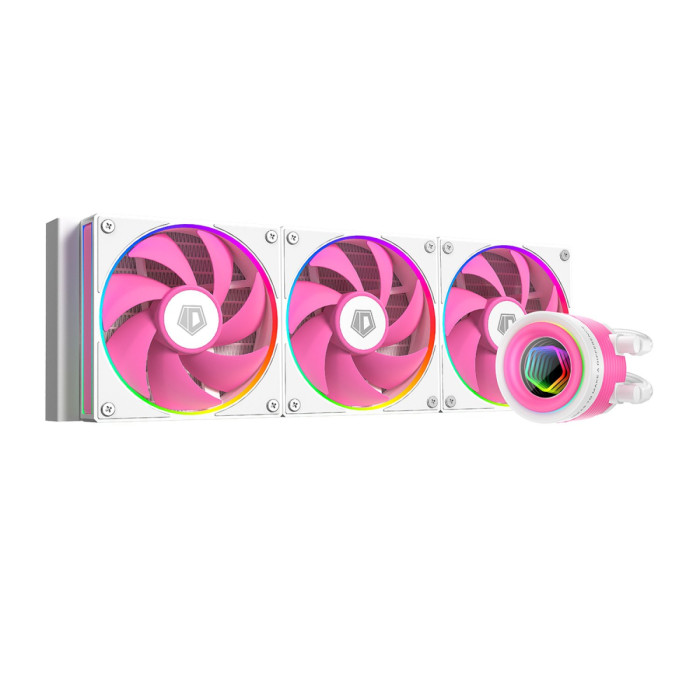 Water Cooler ID-Cooling FX360 INF PINK, for S1700/1200/1851/115x/AMD