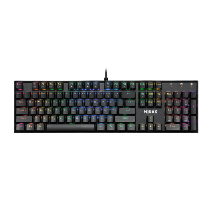 KeyBoard  USB, Defender Mirax GK-352 RU, Black, (45352)