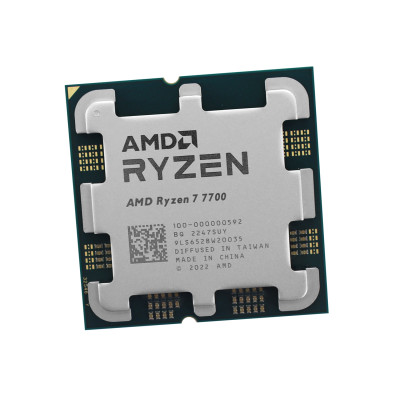 CPU AMD Ryzen 7 7700, 3.8GHz (Raphael, 5.3), 8C/16T, (100-000000592), 8/32MB, 65W, AM5, oem