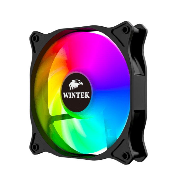 Вентилятор для корпуса Wintek M11-B-12 ARGB, 12 см, 6 pin