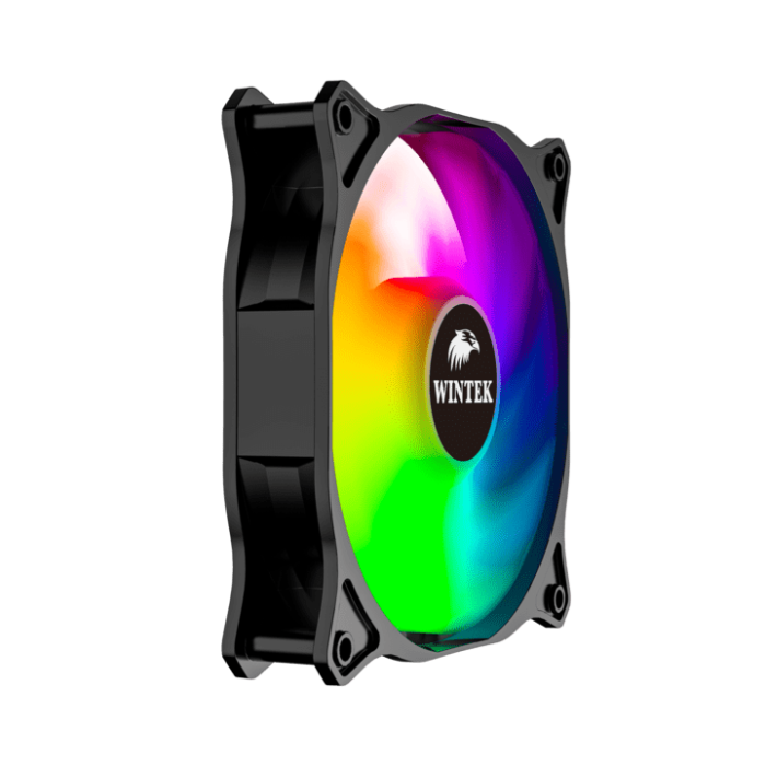 Вентилятор для корпуса Wintek M11-B-12 ARGB, 12 см, 6 pin