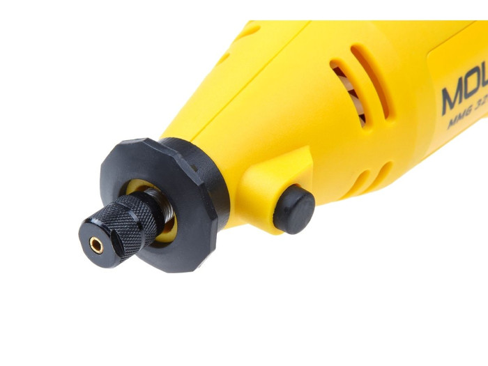 Гравер электрический MOLOT MMG 3215 E в чем. + аксессуары 150 Вт, 8000 - 32500 об/мин, цанга 3.2 мм