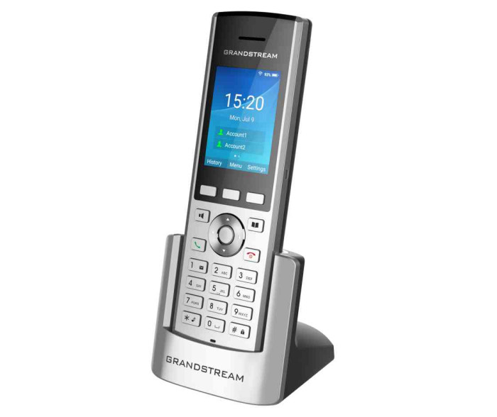 Grandstream WP820, WiFI Phone, 2 SIP, Colour Display, With cgarger and Power Supply