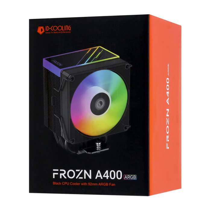 Cooler ID-Cooling, for S1851/1700/1200/115x/AMD, FROZN A400 ARGB, 180W, 500-2000rpm, 4pin