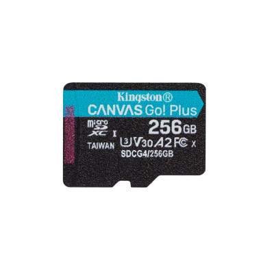 MemoryCard microSDXC 256GB, Kingston SDCG4/256GBSP, Class 10, + adapter SD