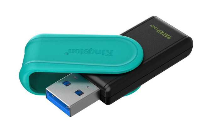 Флэш-накопитель Kingston 128Gb USB3.2 Gen1 Data Traveler Exodia S (Black+Teal)