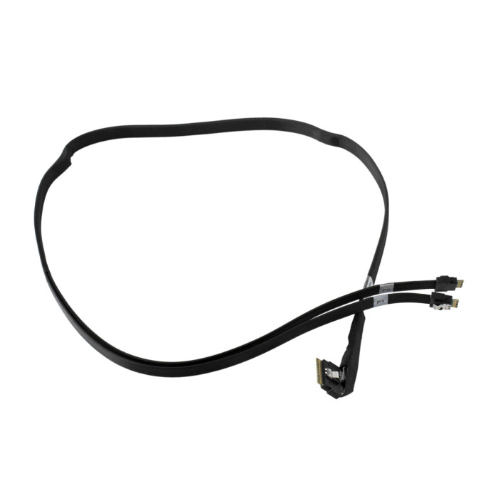 Cable SAS, Supermicro CBL-SAST-1296F-100, SlimSAS x8 to 2x4, Card to Basket
