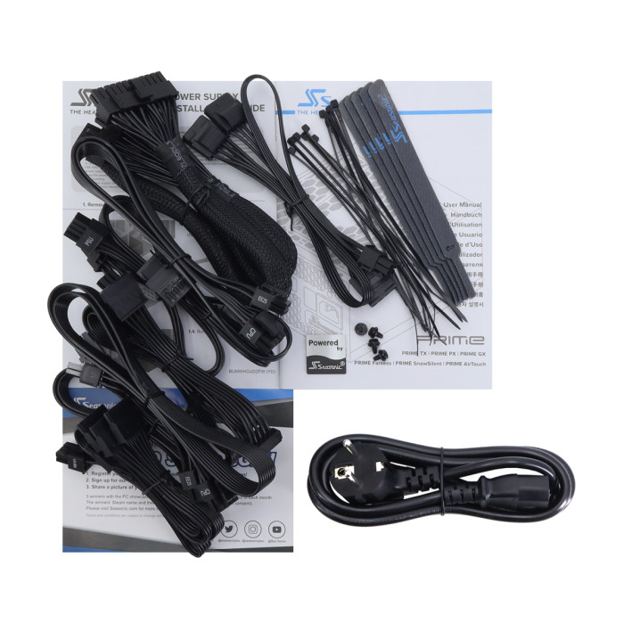 Power supply ATX Seasonic Prime Fanless PX-500, SSR-500PL, 80 Plus Platinum, Modular, 500W