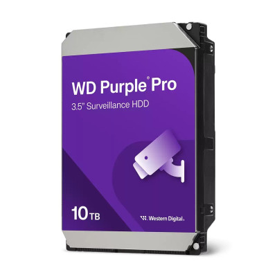 Жесткий диск для видеонаблюдения HDD 10Tb WD Purple Pro SATA3 512Mb 7200 3,5&quot; WD102PURP