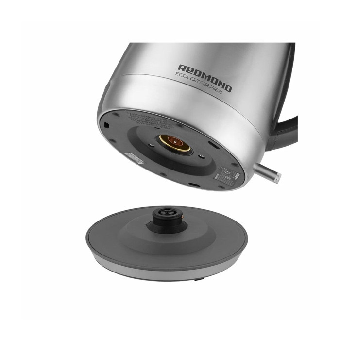 Чайник электрический, Redmond, RK-M172, Объем 1.7 л, Мехпническое управление, Автоотключение, Отсек для шнура электропитания, Мощность 2100 Вт, Серебристый