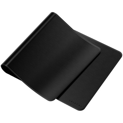 SATECHI Vegan-Leather Premium Desk Mat (Black)