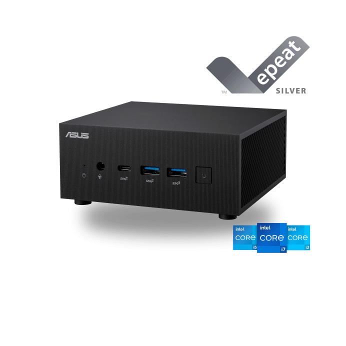 Mini PC Asus PN64-B-S7167MD Intel® Core™ i7-12700H, Support DDR5, UHD for 12th Gen Intel®, Support Gen4x4 SSD, WIFI6