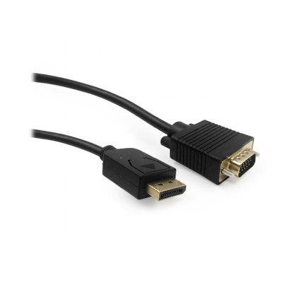 Cable SVGA, DisplayPort to D-Sub (VGA), 5m, Cablexpert CCP-DPM-VGAM-5M