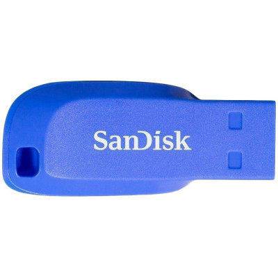 SanDisk Cruzer Blade USB Flash Drive 64GB Electric Blue