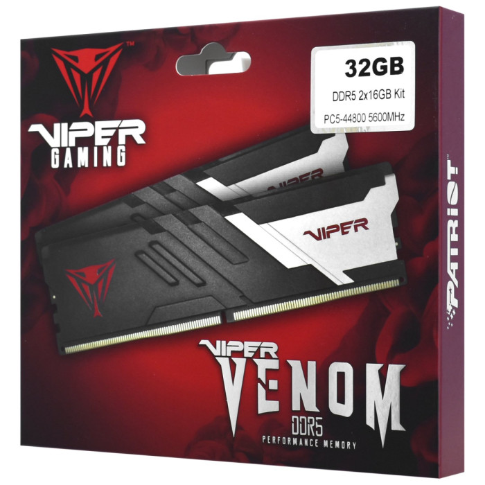 DIMM DDR5 32 GB kit <5600MHz> Patriot Viper VENOM, PVV532G560C36K, (2x16GB), CL36