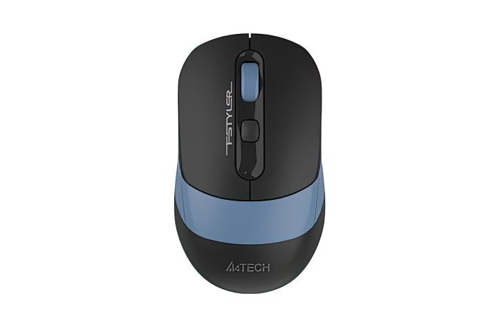Мышь A4tech Fstyler FB10CS-Ash/Blue, оптическая 2000DPI, беспроводная BT+2,4G