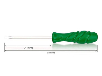 Отвертка &quot;-&quot; 6,5х100мм TOPTUL