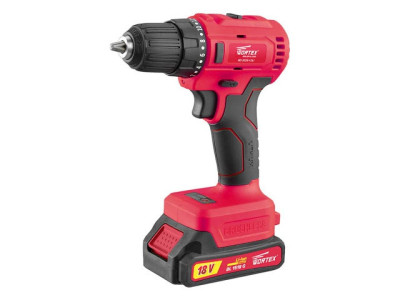 Аккум. дрель-шуруповерт WORTEX BD 2025-1 DLi в чем. ALL1 БЕСЩЕТ, 18 В, 50 Н*м, 2х1,5 А*ч, БЗП 10 мм