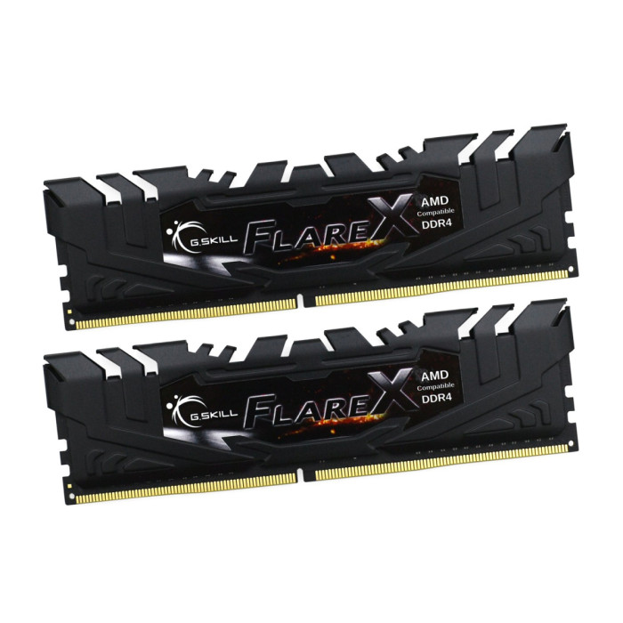 DIMM DDR4 16 GB kit <3200MHz> G.Skill Flare X (AMD), F4-3200C16D-16GFX, (2x8GB), 16-18-18-38