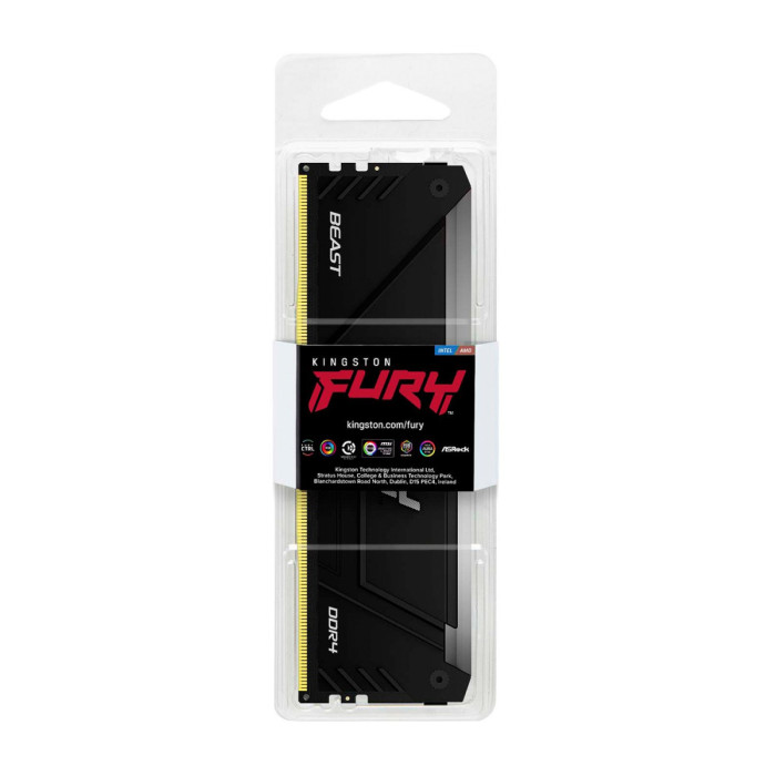 DIMM DDR4 16 GB <3200MHz> Kingston Fury Beast RGB, KF432C16BB12A/16WP, CL16
