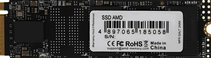 Твердотельный накопитель  512GB SDD AMD RADEON R3 Series M.2 PCIe3.0 R3300/W2200 R3MP30512G8 OEM