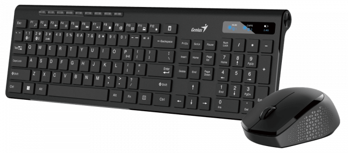 Комплект Genius KM-8206S,BLK,AI,RU, 2.4GHZ, 31340017402