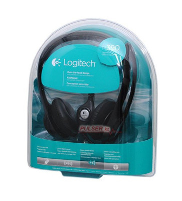 Garnitura Logitech H390 USB Headset, 20-20000Hz, 62dB, 2.4m cable, [981-000406], black