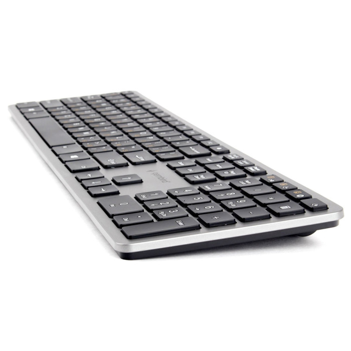 KeyBoard  USB, Gembird KBW-3, wireless, 2AAA, gray