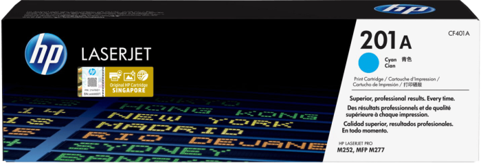 Картридж HP 201A Cyan LaserJet Toner Cartridge для HP Color LaserJet Pro MFP M277/M274/M252