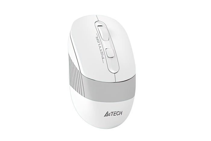 Мышь A4tech Fstyler FB10CS-Grayish/White, оптическая 2000DPI, беспроводная BT+2,4G