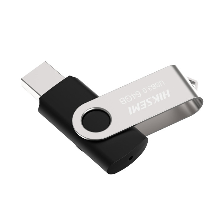USB flash  64GB HikSemi, HS-USB-M200S 64G U3, USB 3.0, black