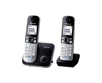 Радиотелефон PANASONIC KX-TG6812 (RUB) Черный