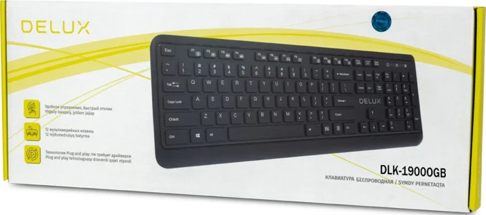 Клавиатура Delux DLK-1900OGB