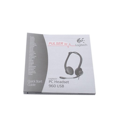 Garnitura Logitech Headset PC 960, USB, [981-000100], black