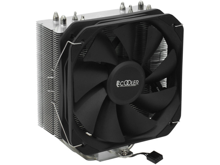 Cooler PCCooler, for S1700/1200/115x/AM4, Paladin 400, 800-1600rpm, 130cm fan, 200W, black