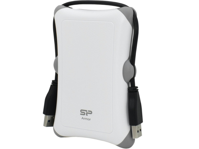 HDD USB 1 TB Silicon Power, A30, SP010TBPHDA30S3W, USB 3.1, white