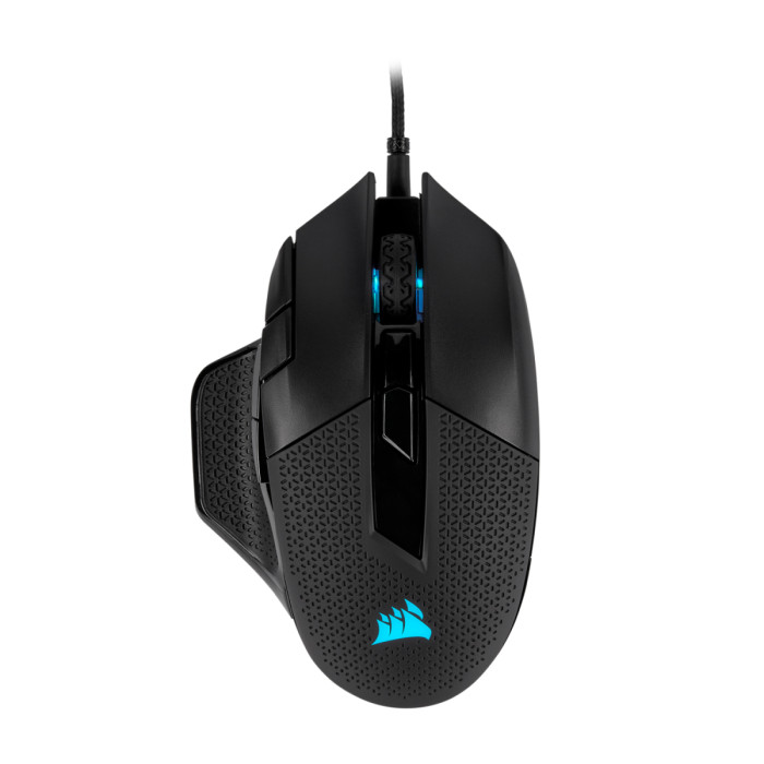 Mouse Corsair, Nightsword RGB, Optical, 18000 dpi, 10 button, 1.8m cable,USB, [CH-9306011-EU], black