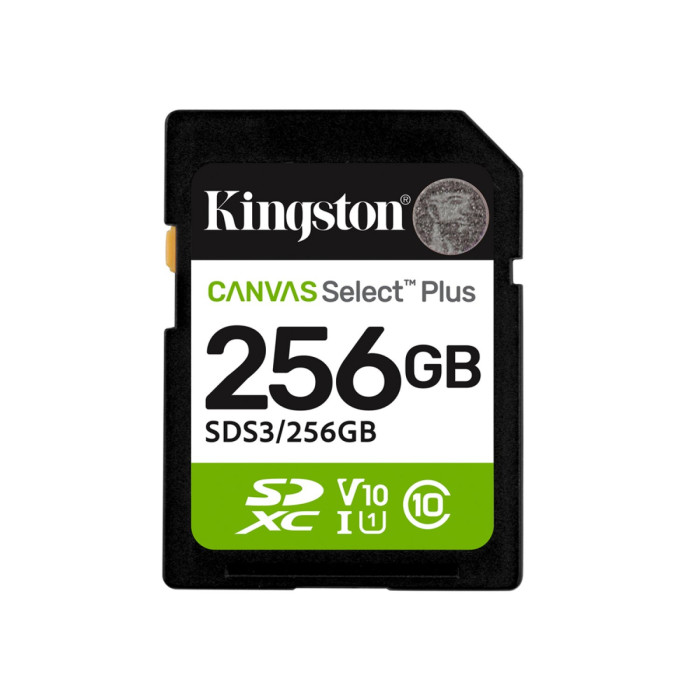 MemoryCard microSDXC 256GB, Kingston SDS3/256GB, Class 10, UHS-I (U1), Video Class 10