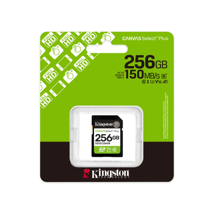 MemoryCard microSDXC 256GB, Kingston SDS3/256GB, Class 10, UHS-I (U1), Video Class 10