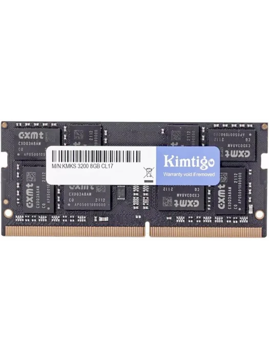 Модуль памяти для ноутбука Kimtigo KMKS 3200 8GB, DDR4 SO-DIMM, 8Gb, 3200Mhz, CL17