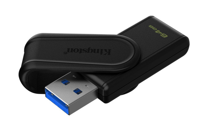 Флэш-накопитель Kingston 64Gb USB3.2 Gen1 Data Traveler Exodia S (Black)