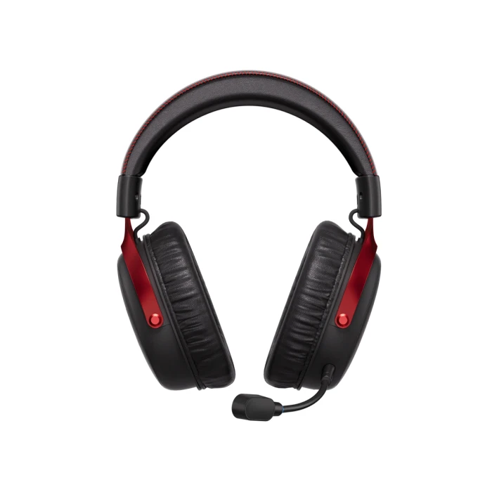Наушники с микрофоном MCHOSE V9 Pro, 7.1 Surround, 53mm Drivers, 2.4/BT/USB, 2000mAh, Black Red