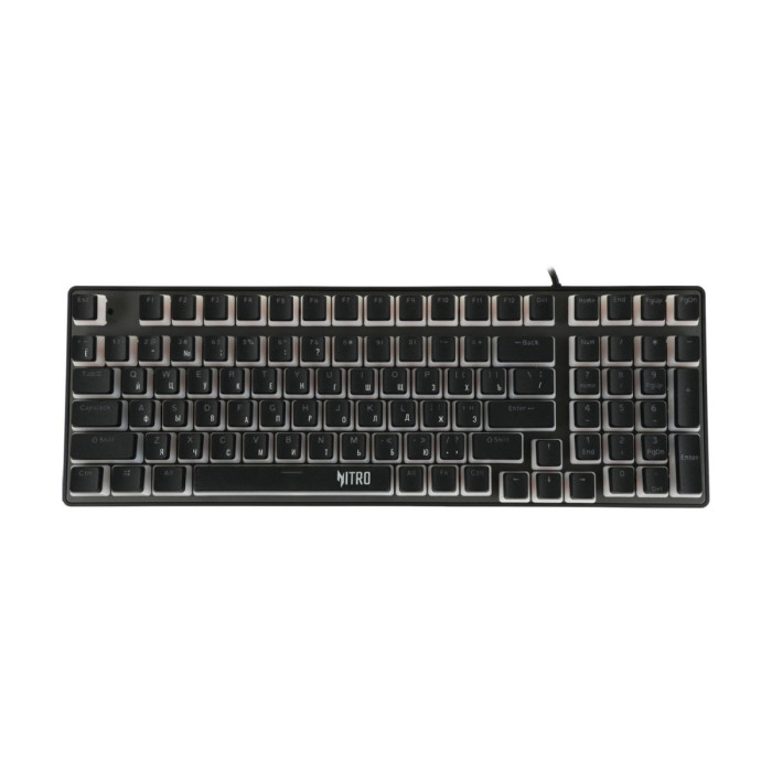 KeyBoard USB, Acer Nitro OKW303, 99 buttons, rus/lat, Silver